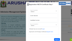 Arusha Technical College Online Application