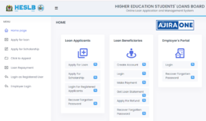 HESLB Online Loan Application