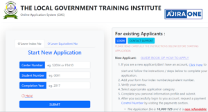 Hombolo Online Application: The Local Government Training Institute