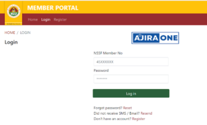 NSSF Login Portal in Tanzania